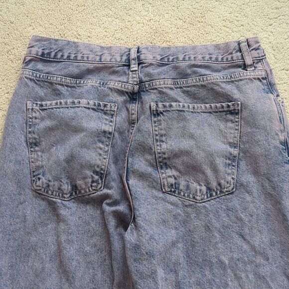 MNG Mango High Waisted Wide Leg Jeans Size 10 - Picture 8 of 8
